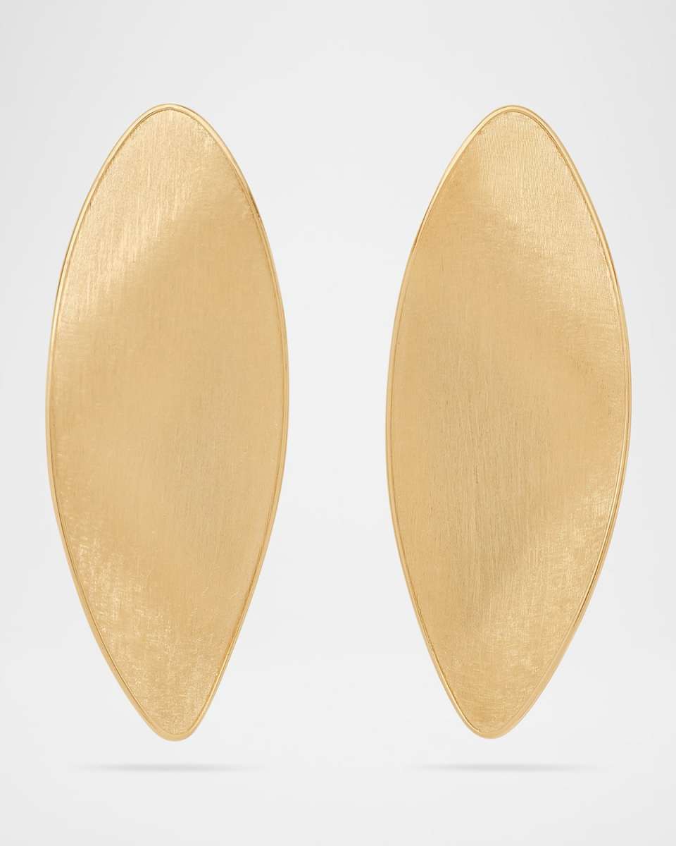 18K Yellow Gold Lunaria Large Stud Earrings